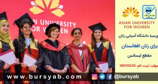 بورسیه رایگان دانشگاه آسیایی زنان (AUW) برای زنان افغانستان